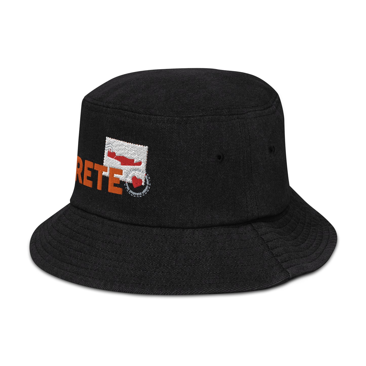 Crete Greece Island Denim Adult Unisex Bucket Hat