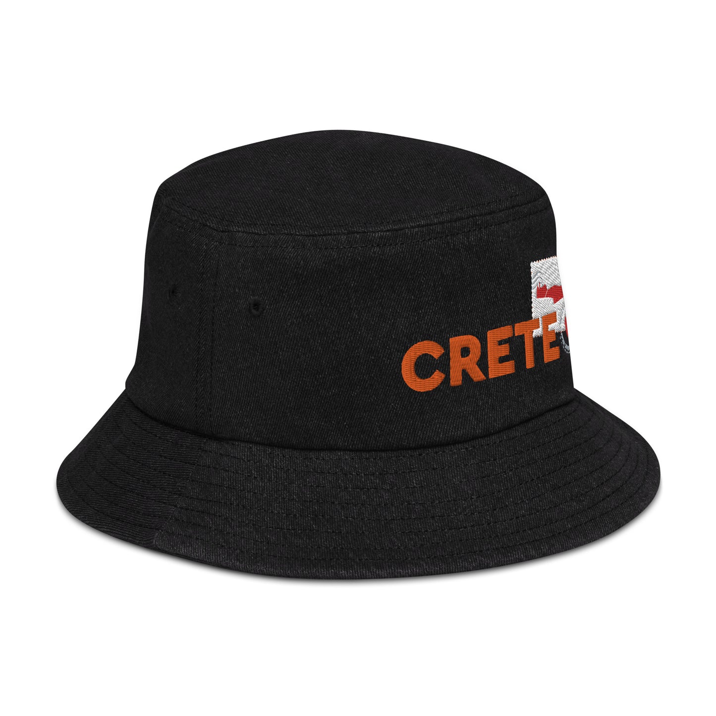 Crete Greece Island Denim Adult Unisex Bucket Hat